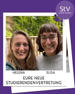 Deine StV (von links): Helena und Elisa